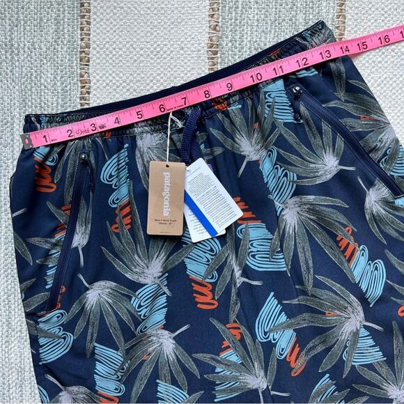 Patagonia Nine Trails Tropical Ecuador New Navy Shorts Men’s Size Small - Picture 3 of 9